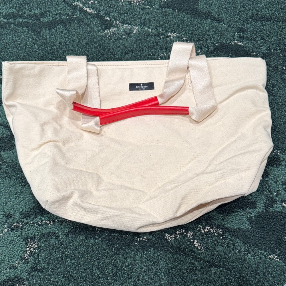 Kate Spade Canvas Tote Bag - Seize The Day NWT - Picture 3 of 6